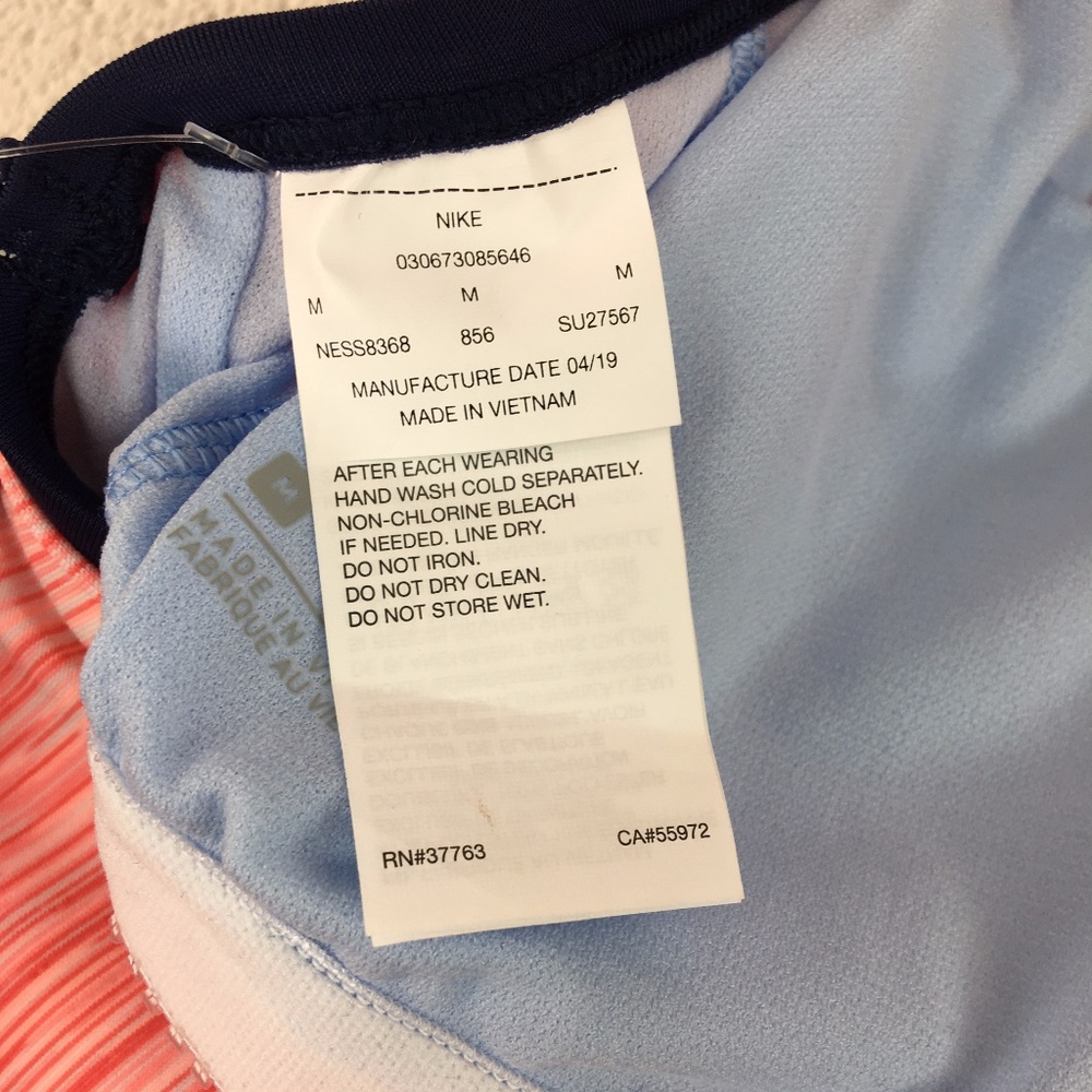 Nike Swim Tankini Top, New With Tags, Size M - Picture 8 of 8